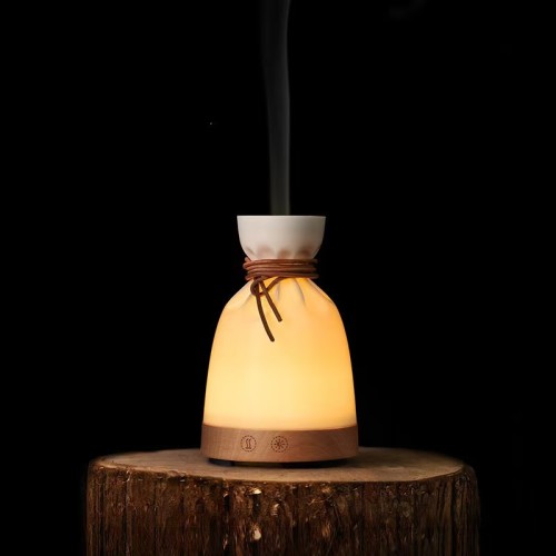Rattan and Solid Wood Aromatherapy Diffuser